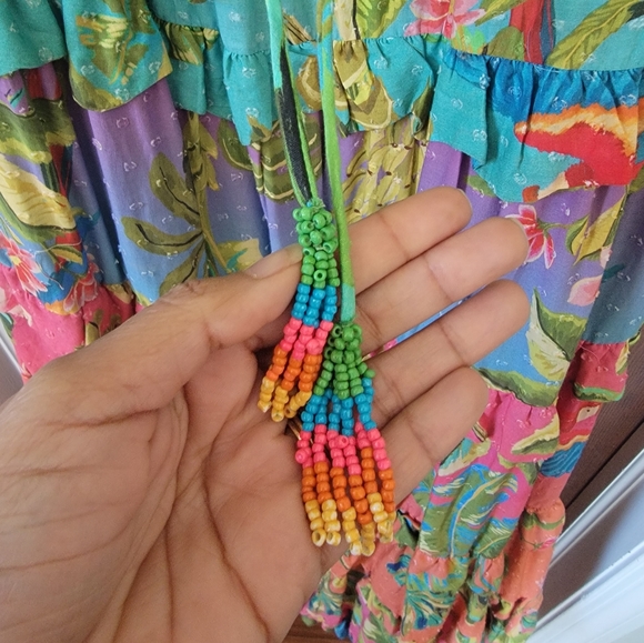 SOLD. Farm Rio Ombre Forest Dress. NWT. Small - Picture 6 of 6